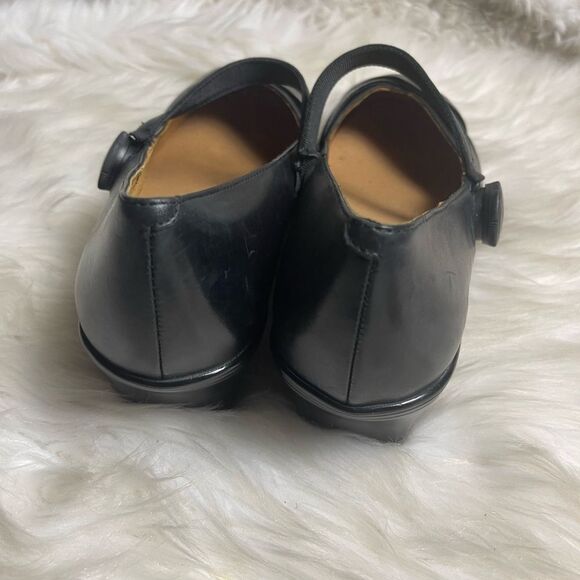 Dr Comfort Cindee Leather Black Mary Jane wedge 2” heels BOA System SZ10W - Picture 4 of 10